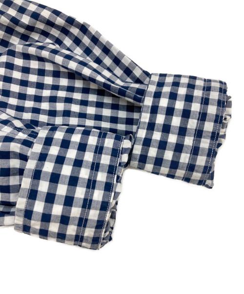 Porter Classic（ポータークラシック）Porter Classic (ポータークラシック) ROLL UP ギンガムチェックシャツ ネイビー サイズ:Sの古着・服飾アイテム