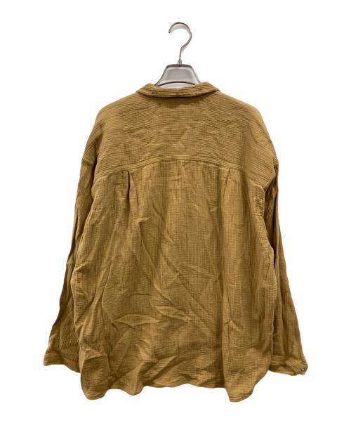 ne quittez pas（ヌキテパ）ne quittez pas (ヌキテパ) スキッパーシャツ ベージュ サイズ:FREEの古着・服飾アイテム