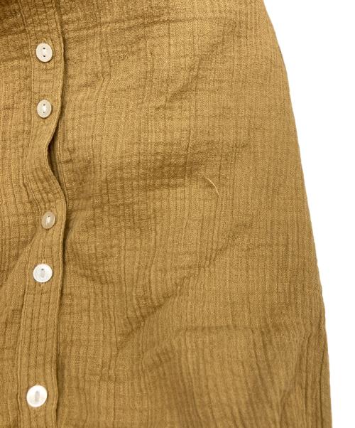 ne quittez pas（ヌキテパ）ne quittez pas (ヌキテパ) スキッパーシャツ ベージュ サイズ:FREEの古着・服飾アイテム