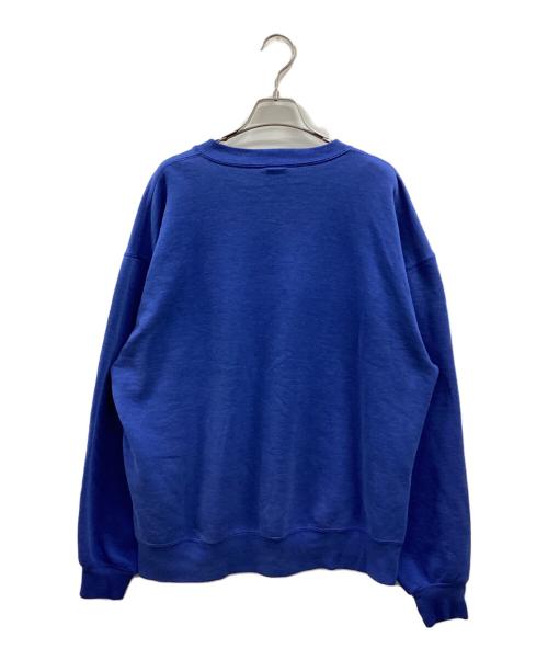 RUSSELL ATHLETIC（ラッセルアスレチック）RUSSELL ATHLETIC (ラッセルアスレチック) 前Vプリントスウェット ブルー サイズ:Lの古着・服飾アイテム