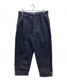 BEAMS PLUS（ビームスプラス）の古着「2 Pleats Tapered Denim」｜インディゴ