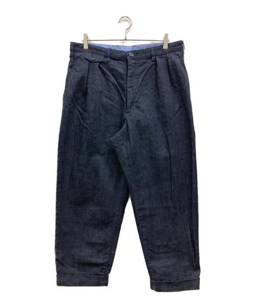 BEAMS PLUS（ビームスプラス）BEAMS PLUS (ビームスプラス) 2 Pleats Tapered Denim インディゴ サイズ:XLの古着・服飾アイテム
