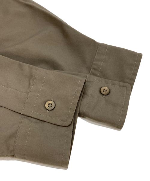 Gymphlex（ジムフレックス）Gymphlex (ジムフレックス) ポリエステルローン レギュラーカラーシャツ オリーブ サイズ:Lの古着・服飾アイテム