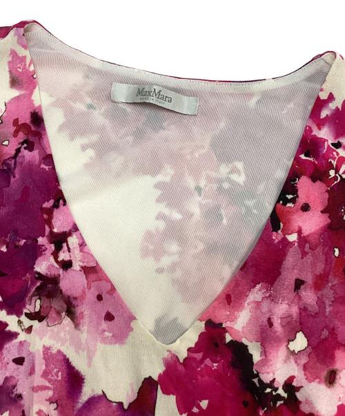 MaxMara（マックスマーラ）MaxMara (マックスマーラ) 花柄ワンピース ピンク サイズ:42の古着・服飾アイテム