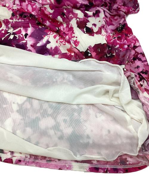 MaxMara（マックスマーラ）MaxMara (マックスマーラ) 花柄ワンピース ピンク サイズ:42の古着・服飾アイテム