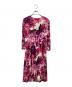 MaxMara (マックスマーラ) 花柄ワンピース ピンク サイズ:42：6000円