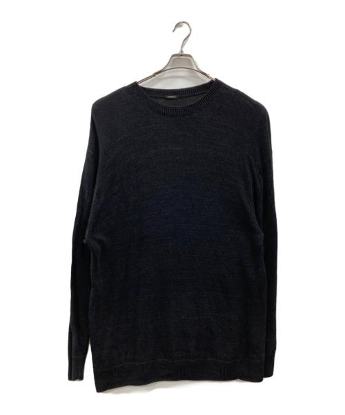 COMOLI（コモリ）COMOLI (コモリ) 7G クルーネックニット ブラック サイズ:3の古着・服飾アイテム