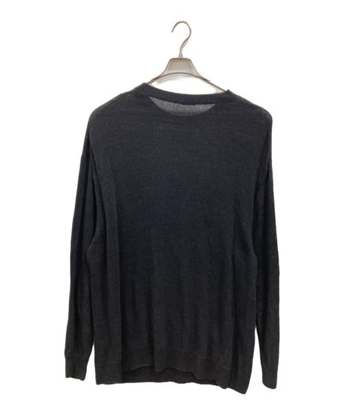 COMOLI（コモリ）COMOLI (コモリ) 7G クルーネックニット ブラック サイズ:3の古着・服飾アイテム
