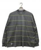 FreshServiceフレッシュサービス）の古着「PIN BORDER L/S TEE」｜グレー