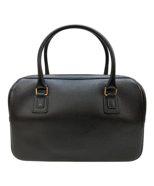 Burberry's（バーバリーズ）Burberry's (バーバリーズ) 中ノヴァチェック柄レザーミニボストンバッグ ブラックの古着・服飾アイテム