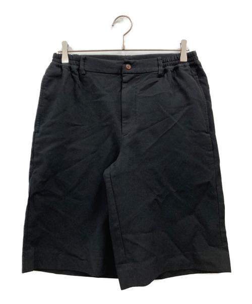 COMME des GARCONS HOMME DEUX（コムデギャルソン オム ドゥ）COMME des GARCONS HOMME DEUX (コムデギャルソン オム ドゥ) エステルサージ 製品染めハーフパンツ ブラック サイズ:Sの古着・服飾アイテム