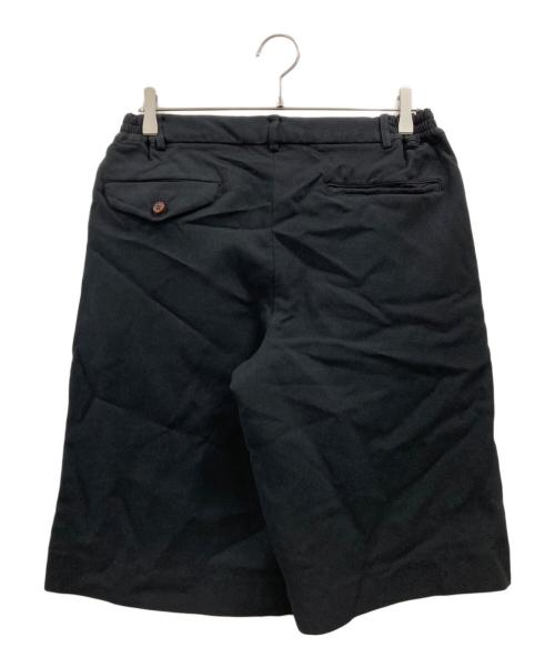 COMME des GARCONS HOMME DEUX（コムデギャルソン オム ドゥ）COMME des GARCONS HOMME DEUX (コムデギャルソン オム ドゥ) エステルサージ 製品染めハーフパンツ ブラック サイズ:Sの古着・服飾アイテム