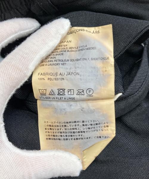 COMME des GARCONS HOMME DEUX（コムデギャルソン オム ドゥ）COMME des GARCONS HOMME DEUX (コムデギャルソン オム ドゥ) エステルサージ 製品染めハーフパンツ ブラック サイズ:Sの古着・服飾アイテム