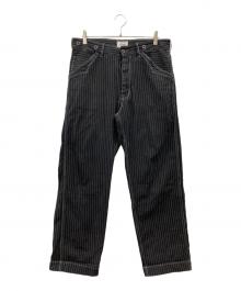 SCHOTT BROS.（ショット）の古着「OLD HICKORY DENIM PANTS」｜ホワイト×ブラック