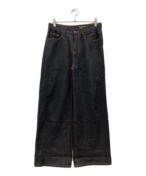 Noen（ノエン）Noen (ノエン) シンチバッチデニムパンツ インディゴ サイズ:Lの古着・服飾アイテム