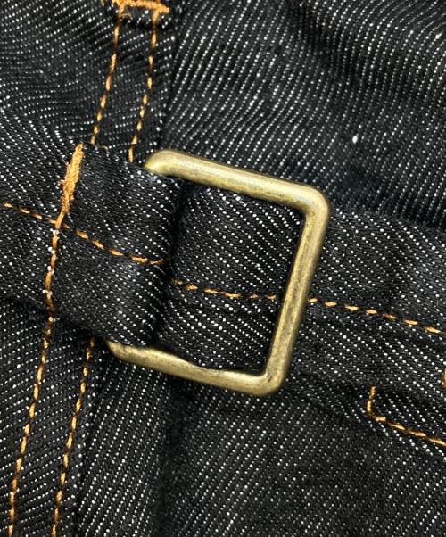 Noen（ノエン）Noen (ノエン) シンチバッチデニムパンツ インディゴ サイズ:Lの古着・服飾アイテム