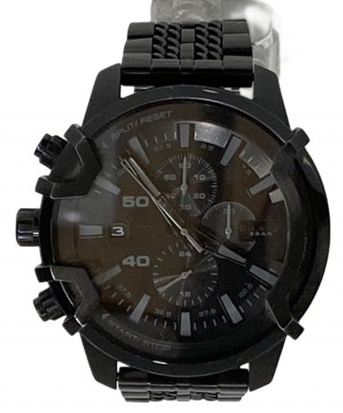 中古・古着通販】DIESEL (ディーゼル) Griffed/腕時計 ブラック サイズ