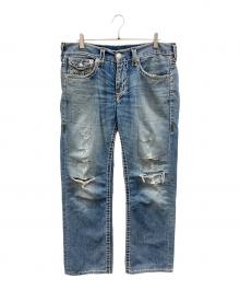 TRUE RELIGION（トゥルー レリジョン）の古着「RICKY SUPER T　デニムパンツ　フレアパンツ　USA製」｜インディゴ
