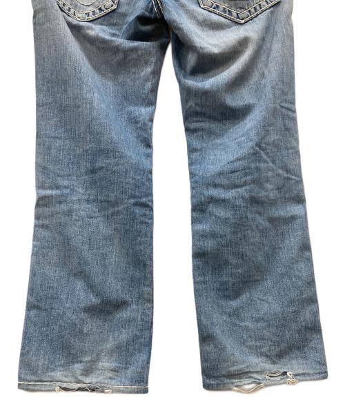 TRUE RELIGION（トゥルー レリジョン）TRUE RELIGION (トゥルー レリジョン) RICKY SUPER T　デニムパンツ　フレアパンツ　USA製 インディゴ サイズ:実寸参照の古着・服飾アイテム
