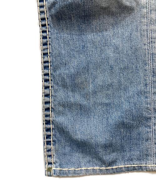 TRUE RELIGION（トゥルー レリジョン）TRUE RELIGION (トゥルー レリジョン) RICKY SUPER T　デニムパンツ　フレアパンツ　USA製 インディゴ サイズ:実寸参照の古着・服飾アイテム