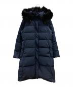 theory luxeセオリーリュクス）の古着「ファー付きダウンコート」｜ネイビー