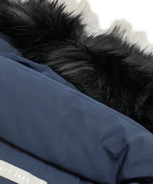 theory luxe（セオリーリュクス）theory luxe (セオリーリュクス) ファー付きダウンコート ネイビー サイズ:40の古着・服飾アイテム