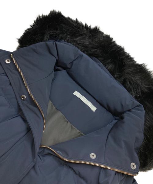 theory luxe（セオリーリュクス）theory luxe (セオリーリュクス) ファー付きダウンコート ネイビー サイズ:40の古着・服飾アイテム