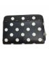 Kate Spade (ケイトスペード) 水玉模様ミニウォレット　財布 ブラック×ホワイト サイズ:実寸参照：6000円