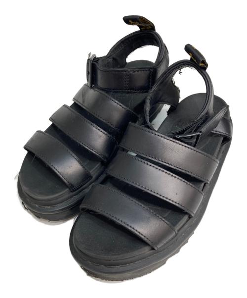 Dr.Martens（ドクターマーチン）Dr.Martens (ドクターマーチン) レザーサンダル ブラック サイズ:36の古着・服飾アイテム