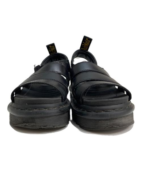 Dr.Martens（ドクターマーチン）Dr.Martens (ドクターマーチン) レザーサンダル ブラック サイズ:36の古着・服飾アイテム