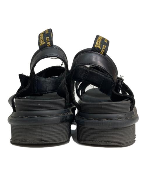 Dr.Martens（ドクターマーチン）Dr.Martens (ドクターマーチン) レザーサンダル ブラック サイズ:36の古着・服飾アイテム