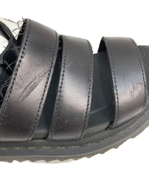 Dr.Martens（ドクターマーチン）Dr.Martens (ドクターマーチン) レザーサンダル ブラック サイズ:36の古着・服飾アイテム