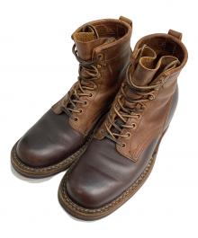 WHITE'S BOOTS（ホワイツブーツ）の古着「レザーブーツ」｜ブラック×ブラウン
