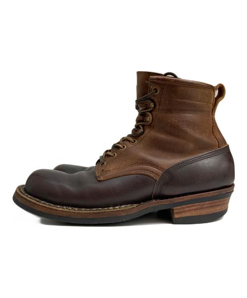 WHITE'S BOOTS（ホワイツブーツ）WHITE'S BOOTS (ホワイツブーツ) レザーブーツ ブラック×ブラウン サイズ:8の古着・服飾アイテム