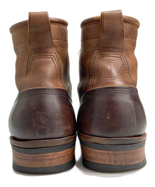 WHITE'S BOOTS（ホワイツブーツ）WHITE'S BOOTS (ホワイツブーツ) レザーブーツ ブラック×ブラウン サイズ:8の古着・服飾アイテム