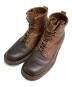 WHITE'S BOOTS（ホワイツブーツ）の古着「レザーブーツ」｜ブラック×ブラウン