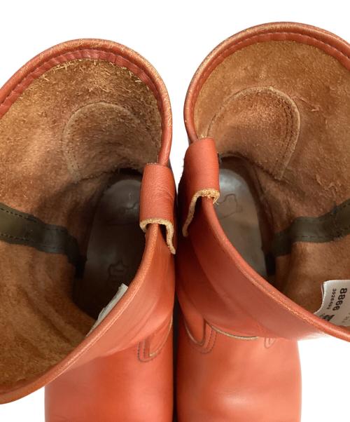 RED WING（レッドウィング）RED WING (レッドウィング) 9-inch Pecos Boots　USA製 ブラウン サイズ:US7 2/1の古着・服飾アイテム
