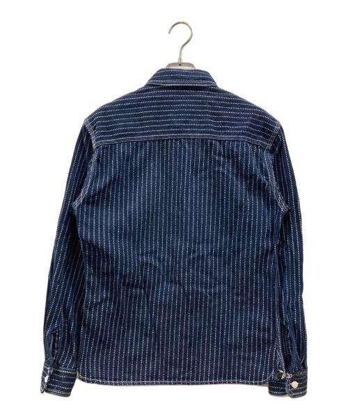 FLAT HEAD（フラット ヘッド）FLAT HEAD (フラット ヘッド) WABASHWORKSHIRT ネイビー サイズ:40の古着・服飾アイテム
