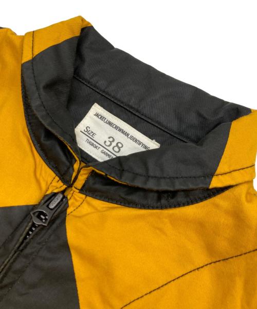 TUGBOAT GARMENTS（タグボートガーメンツ）TUGBOAT GARMENTS (タグボートガーメンツ) LINECREWMAN JACKET イエロー×ブラック サイズ:38の古着・服飾アイテム
