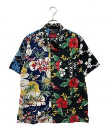 BEAMS PLUS×DALE HOPE（ビームスプラス×デール・ホープ）の古着「別注アロハシャツ」｜ネイビー×ブラック