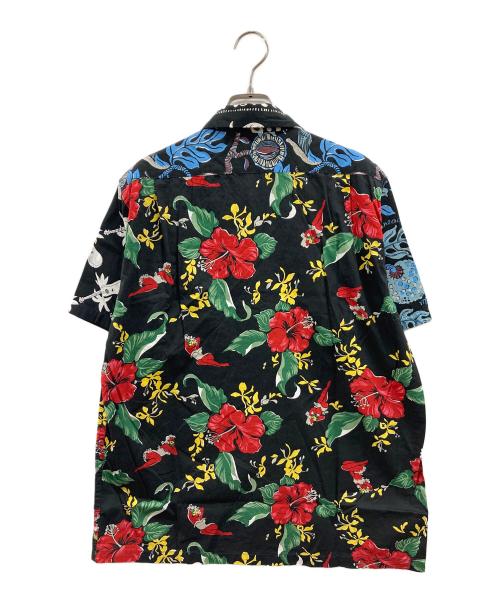 BEAMS PLUS（ビームスプラス）BEAMS PLUS (ビームスプラス) DALE HOPE (デール・ホープ) 別注アロハシャツ ネイビー×ブラック サイズ:Lの古着・服飾アイテム