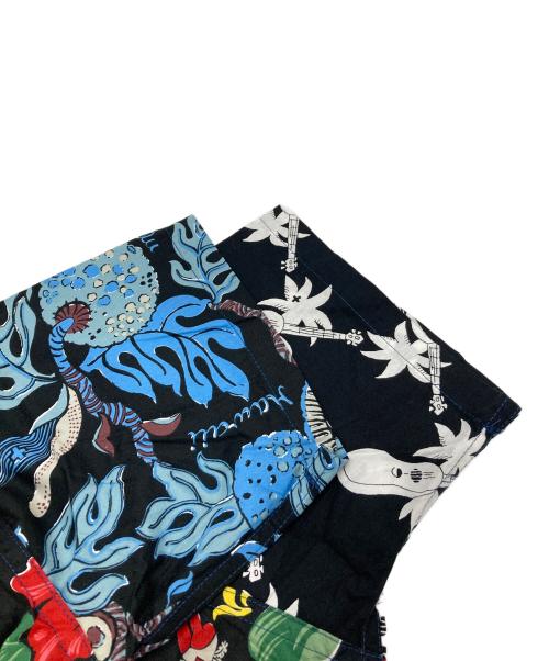 BEAMS PLUS（ビームスプラス）BEAMS PLUS (ビームスプラス) DALE HOPE (デール・ホープ) 別注アロハシャツ ネイビー×ブラック サイズ:Lの古着・服飾アイテム
