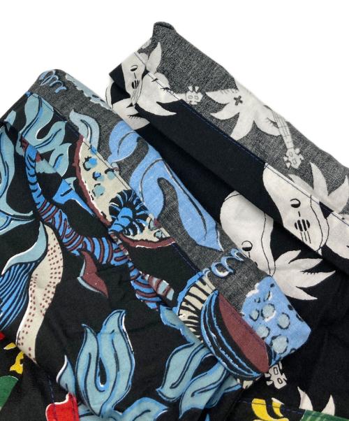 BEAMS PLUS（ビームスプラス）BEAMS PLUS (ビームスプラス) DALE HOPE (デール・ホープ) 別注アロハシャツ ネイビー×ブラック サイズ:Lの古着・服飾アイテム