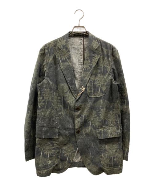 J.PRESS（ジェイプレス）J.PRESS (ジェイプレス) reyn spooner (レイン スプナー) ボタニカルテーラードジャケット カーキ サイズ:L 未使用品の古着・服飾アイテム