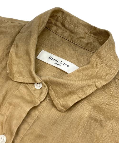 Demi-Luxe Beams（デミルクス ビームス）Demi-Luxe Beams (デミルクス ビームス) ビーチサイド シャツ ベージュ サイズ:不明（実寸参照）の古着・服飾アイテム