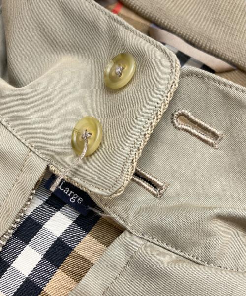 Burberry's（バーバリーズ）Burberry's (バーバリーズ) 裏ノヴァチェックスイングトップ ベージュ サイズ:Lの古着・服飾アイテム