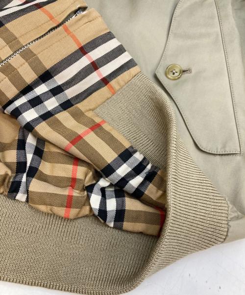 Burberry's（バーバリーズ）Burberry's (バーバリーズ) 裏ノヴァチェックスイングトップ ベージュ サイズ:Lの古着・服飾アイテム