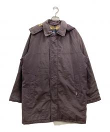 BURBERRY LONDON（バーバリーロンドン）の古着「フーデッドコート」｜パープル