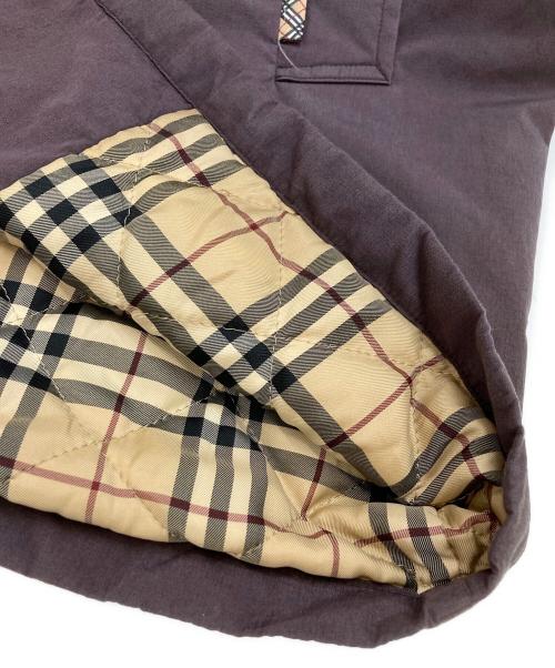 BURBERRY LONDON（バーバリーロンドン）BURBERRY LONDON (バーバリーロンドン) フーデッドコート パープル サイズ:Lの古着・服飾アイテム