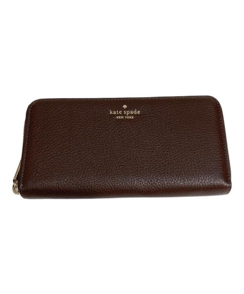 Kate Spade（ケイトスペード）Kate Spade (ケイトスペード) 長財布 ブラウン サイズ:実寸参照の古着・服飾アイテム